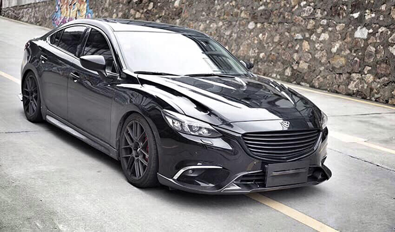 Mazda 6 Facelift nâng cấp bodylip carbon xịn xò